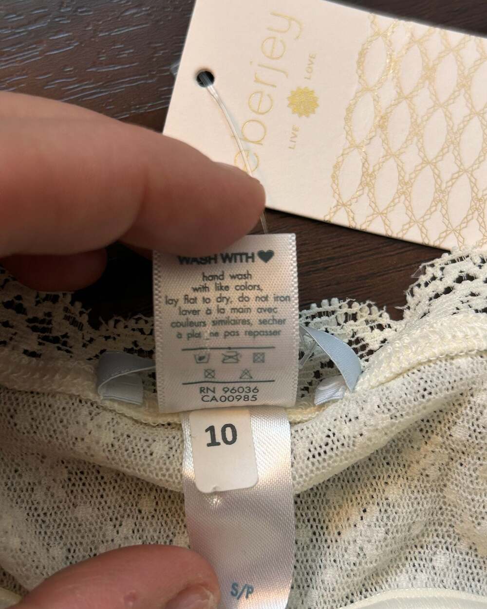Eberjey Delirious Chemise in Ivory NWT - Picture 8 of 11